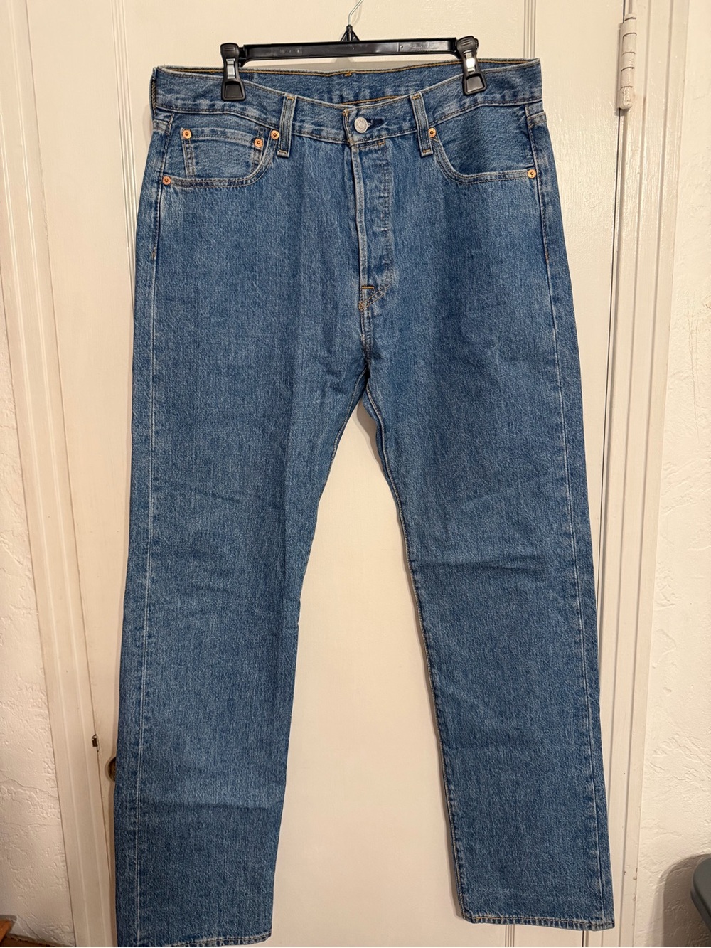 501 Jeans Mens 34x34 blue denim